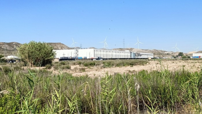 The Amazon Web Services data centre near Zaragoza in Spain