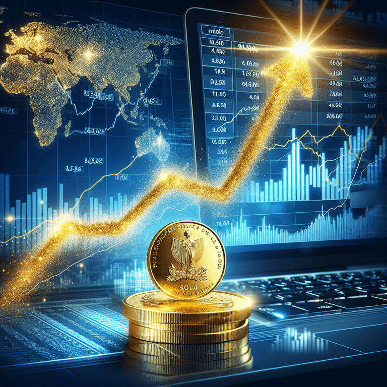 Gold Reaches 11-Month High as Global Demand for Safe Assets Surges