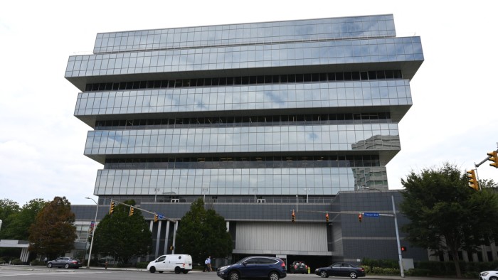 The Stamford, Connecticut headquarters of OxyContin maker Purdue Pharma