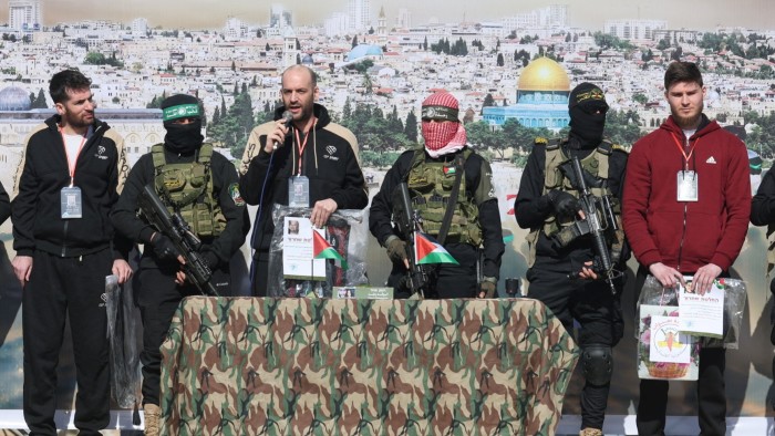 Hamas frees three Gaza hostages as ceasefire hits four-week mark