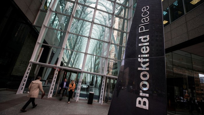 Office buildings in Brookfield Place, Toronto