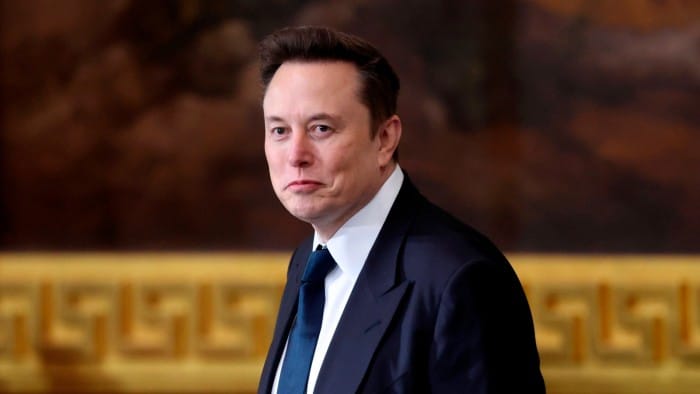 Elon Musk in US Capitol in Washington, US on January 20 2025