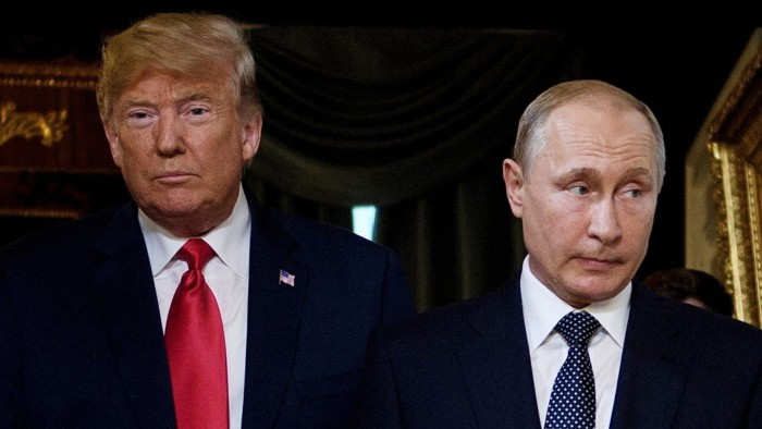 US President Donald Trump and Russian President Vladimir Putin in 2018