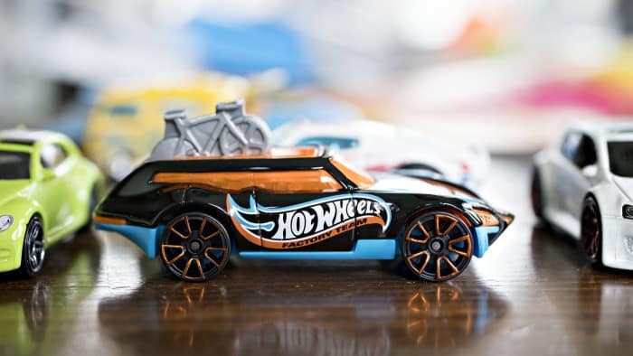 Toy Hot Wheels cars