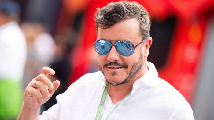 Austrian real estate, media and retail investor and founder of the Signa Holding René Benko is seen prior to the F1 Austrian Grand Prix at the Red Bull race track in Spielberg, Austria on July 2, 2023