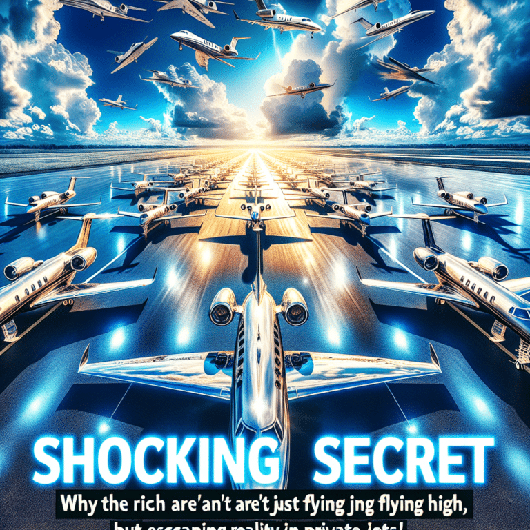 Shocking Secret: Why the Rich Aren't Just Flying High, but Escaping Reality in Private Jets!