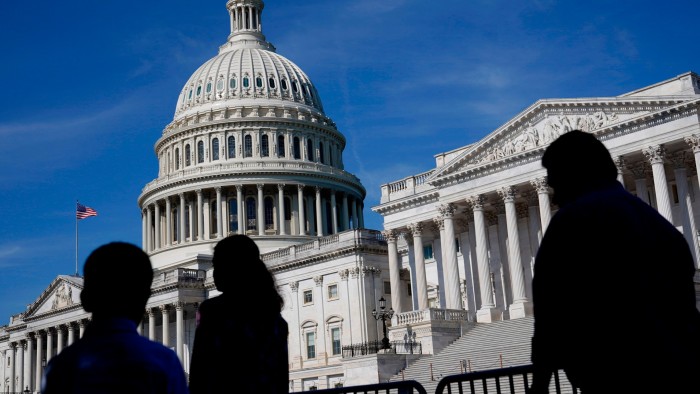 The US Capitol building in Washington