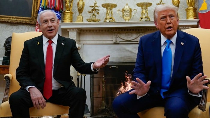 US President Donald Trump and Israeli Prime Minister Benjamin Netanyahu