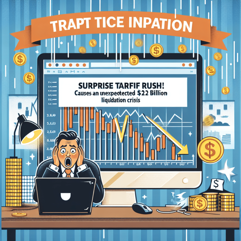 Trump's Tariff Blitz Triggers Shocking  Billion Liquidation Crisis!