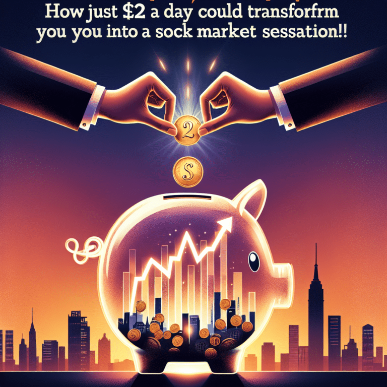 Unlock Wealth: How Just £2 a Day Could Transform You into a Stock Market Sensation!