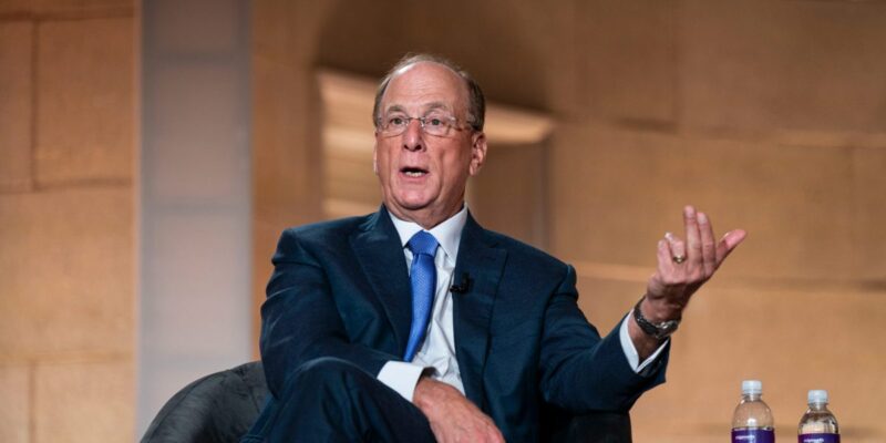 Larry Fink says retirement is a benefit increasingly limited to Fortune 500 employees, and widening the scope should be a ‘national priority’ 