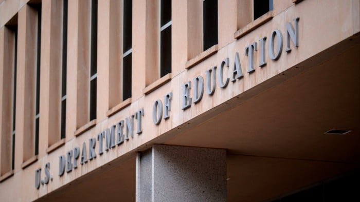 The US Department of Education headquarters in Washington