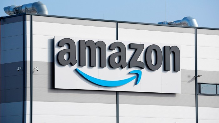 An Amazon logo