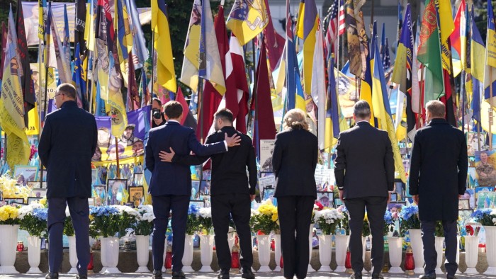 European leaders travel to Kyiv in push for 30-day ceasefire