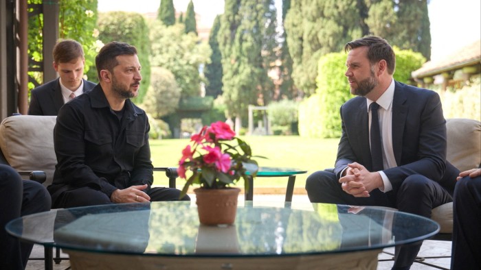 Volodymyr Zelenskyy and JD Vance