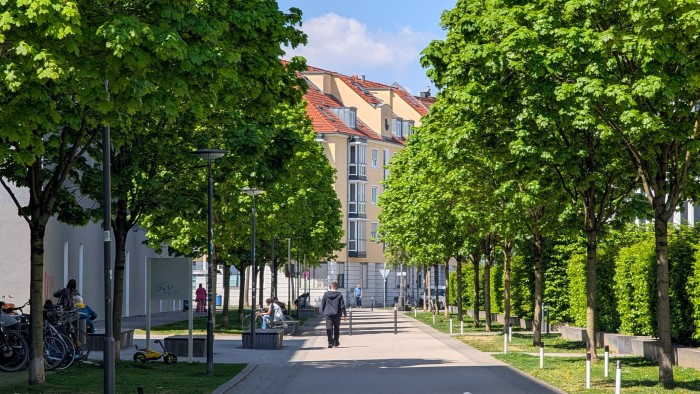 A residential neighbourhood in Munich, Germany