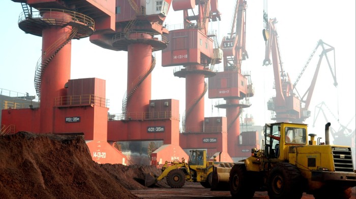 A port in Jiangsu province, China