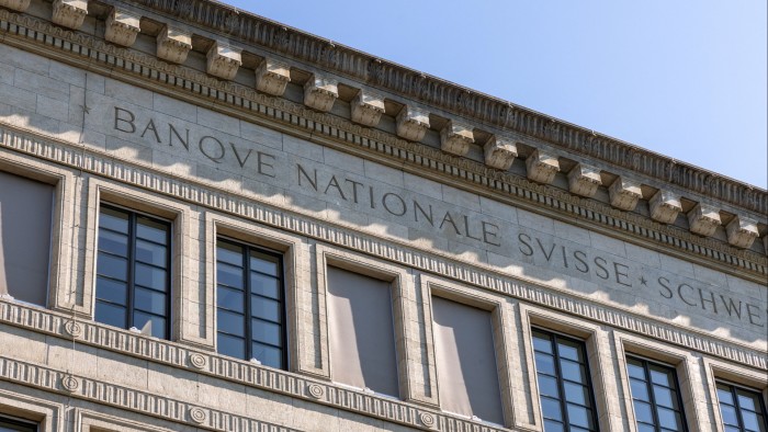 View of the headquarters of the Swiss National Bank