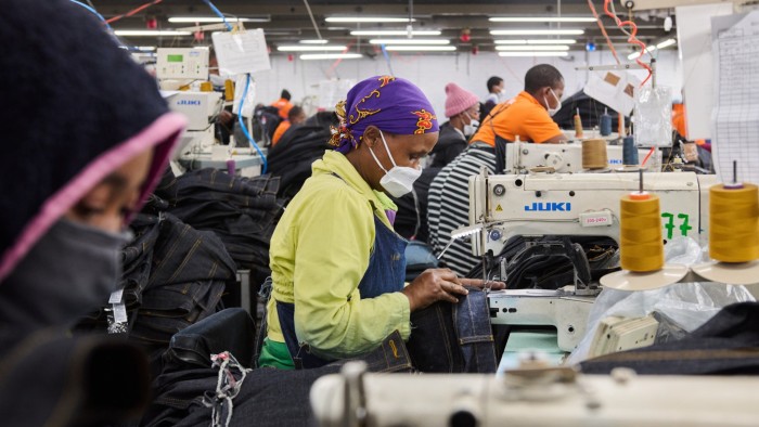 The Nien Hsing International Lesotho garment factory in Maseru, Lesotho
