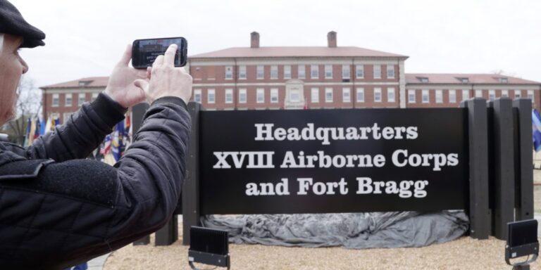 Confederate leader surnames are coming back to Army bases because the Army found other service members with the same last names