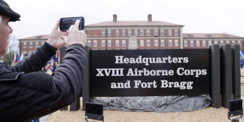 Confederate leader surnames are coming back to Army bases because the Army found other service members with the same last names