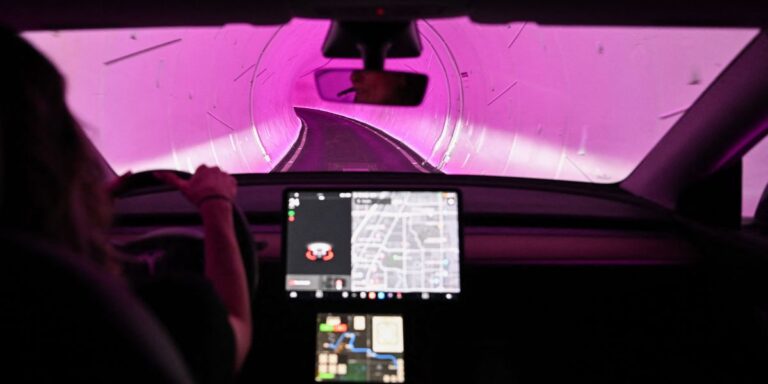 Tesla self driving cars are being tested in Boring Co. tunnels in Las Vegas, but full autonomy is still ‘a ways off,’ Convention Center exec says