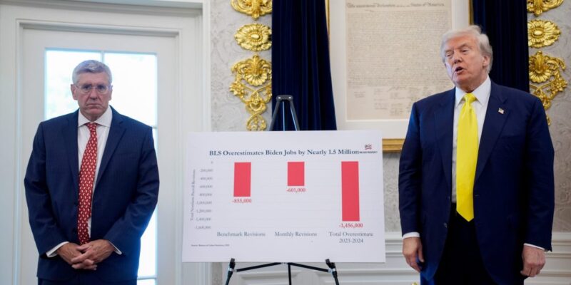 Two Trump-appointed economists—and longtime friends—are clashing over Trump's jobs data