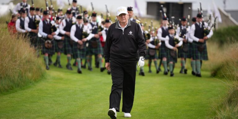 Inside the debt-heavy sand trap of Trump’s U.K. golf course finances
