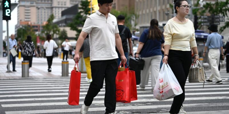 China's economy continues to stumble as industry output, retail sales disappoint