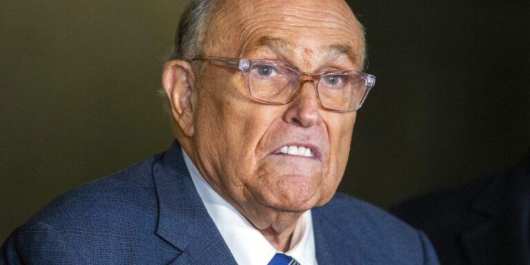 Rudy Giuliani suffers fractured vertebra in car crash after being 'flagged down' by domestic violence victim